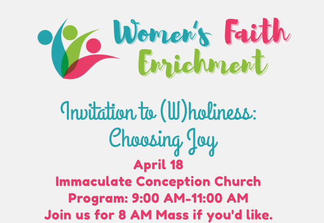 Women's Faith Enrichment (640 X 440 Px)