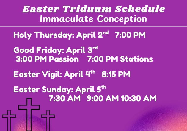 Easter Triduum Schedule 2026 (640 X 440 Px)
